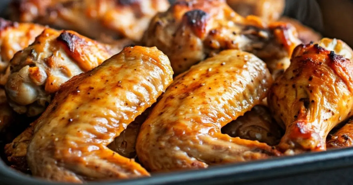 Oven Baked Turkey Wings dish