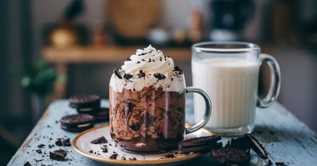 oreo mug cake iamge