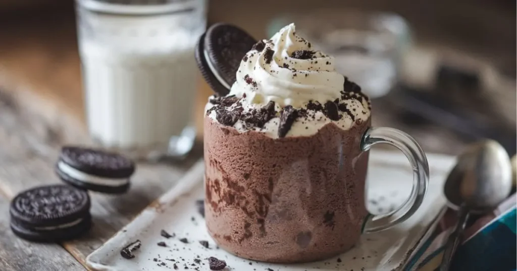 oreo mug cake iamge