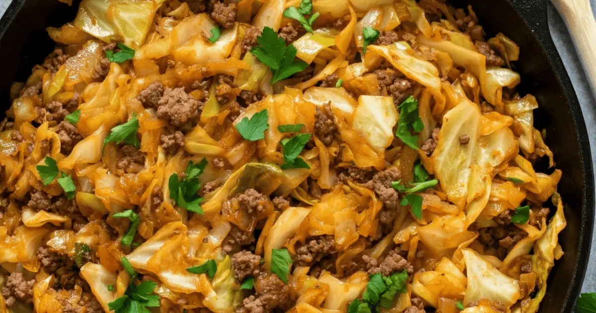 beef and cabbage recipe